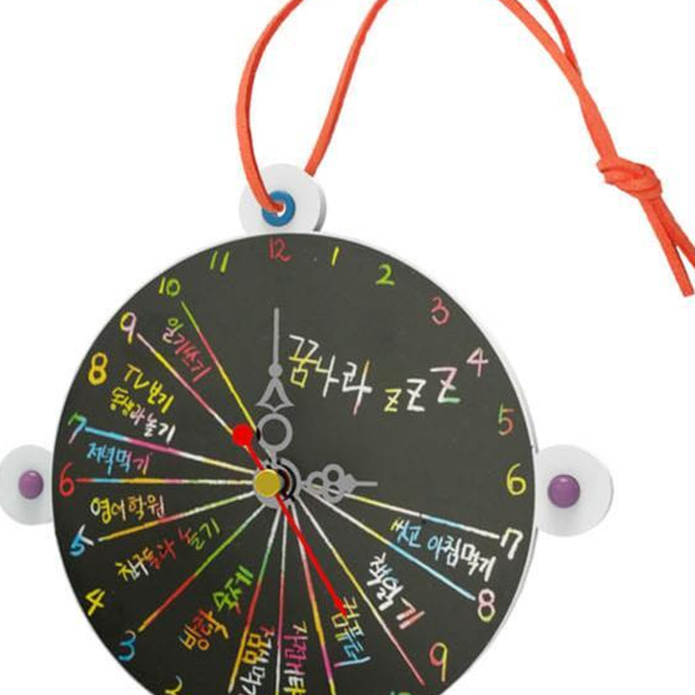 스크래치종이 방학일과표만들기 스크래치페이퍼시간표 벽걸이형 1세트 - 상세 이미지 3