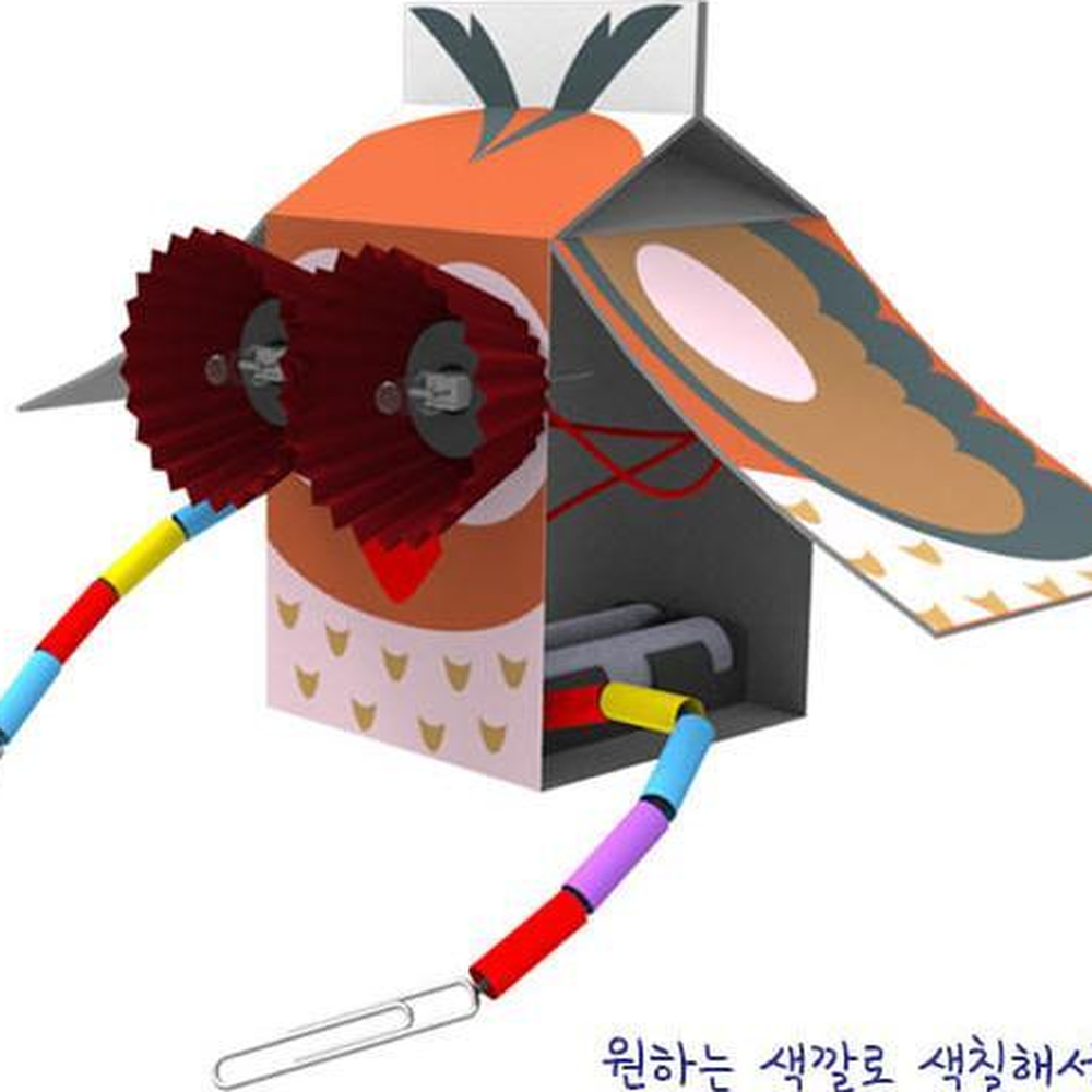 도체부도체실험 우유팩재활용부엉이만들기 간이전도체측정기 1세트 - 상세 이미지 3