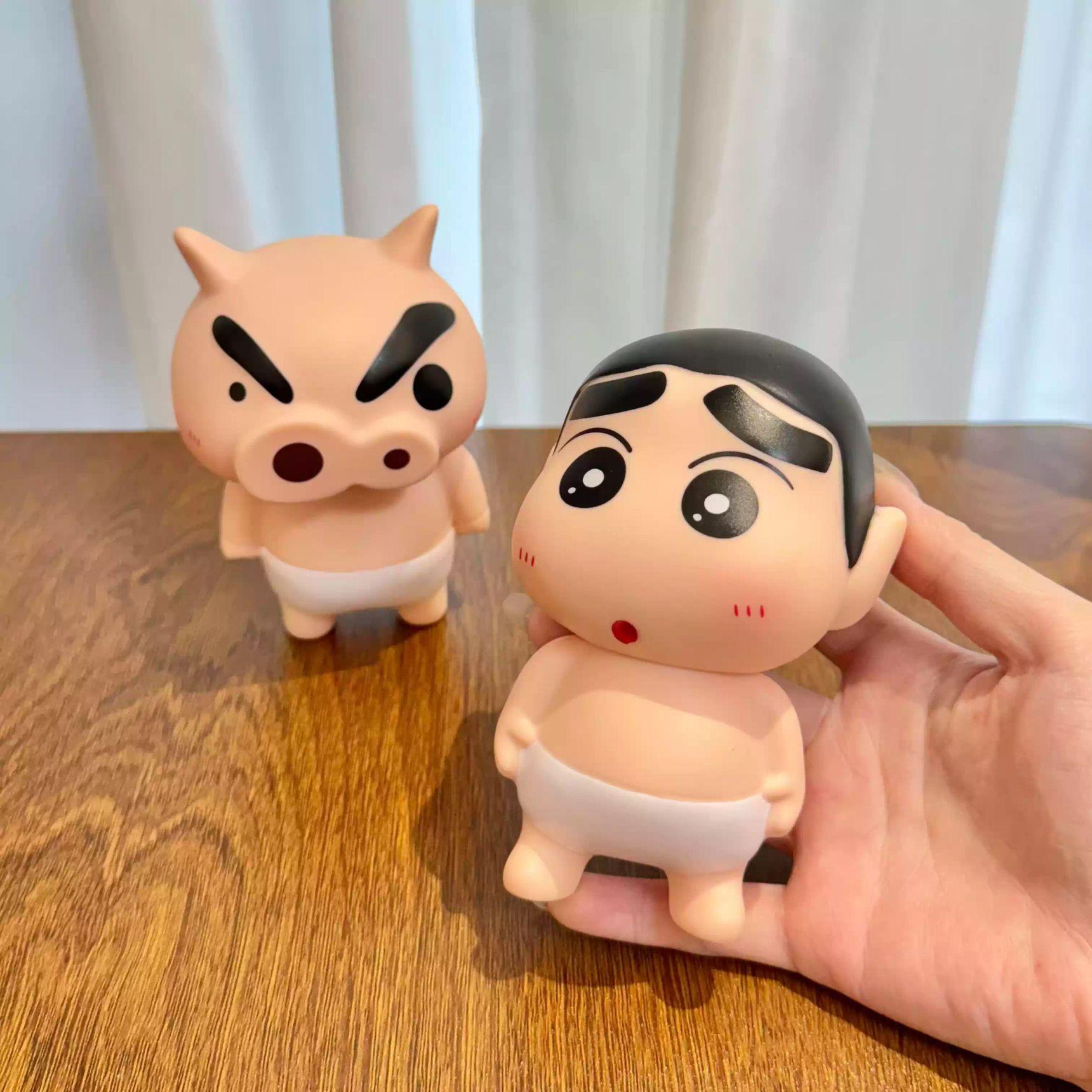 짱구 욕실 장식 피규어 인테리어 소품 침실 거실 주방 책상 세면대 카운터 매장 이자카야 부리부리몬 11cm - 상세 이미지 3