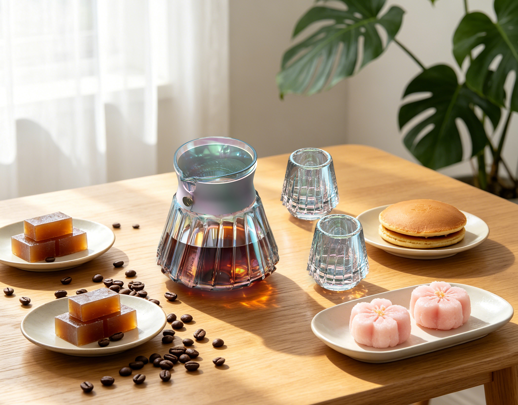 EPEIOS 에페이오스 멜로디 커피 서버 550ml, 라임그린 - 상세 이미지 2