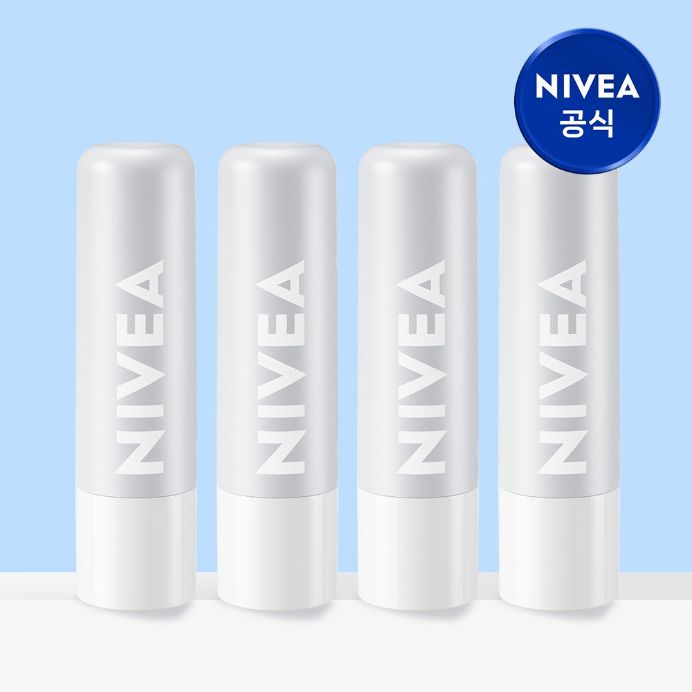 니베아 히알루론 모이스쳐 플러스 립케어 5.2g, 4개 - 상품 이미지