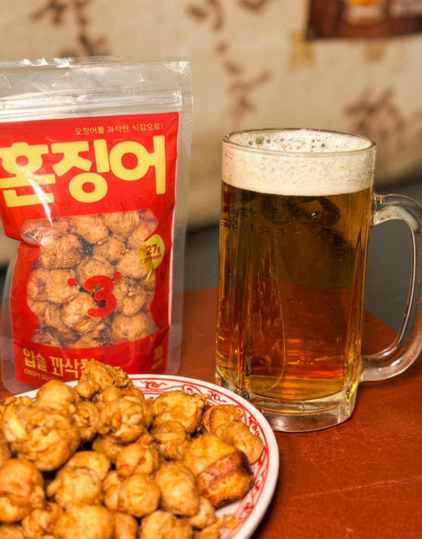 혼징어 입술꽈삭칩 오징어입 간단한 편의점 맥주 술안주 어른간식 마른오징어 70g, 1개 - 상세 이미지 4