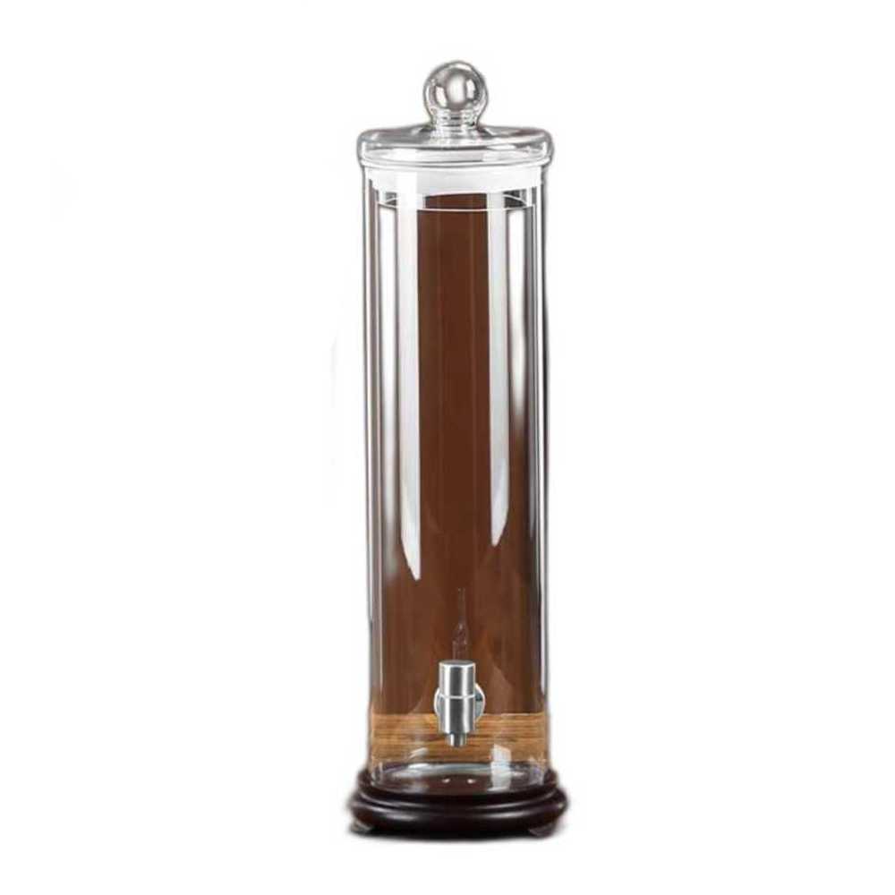 담금주병 유리 위스키 매실청 대용량 과일청 용기 술 12cm / 4kg - 상품 이미지