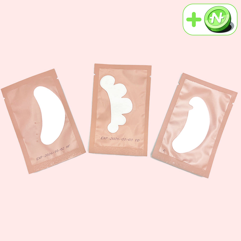 하이드로겔 속눈썹 아이패치 (50쌍) 핑크 3종 - 상품 이미지