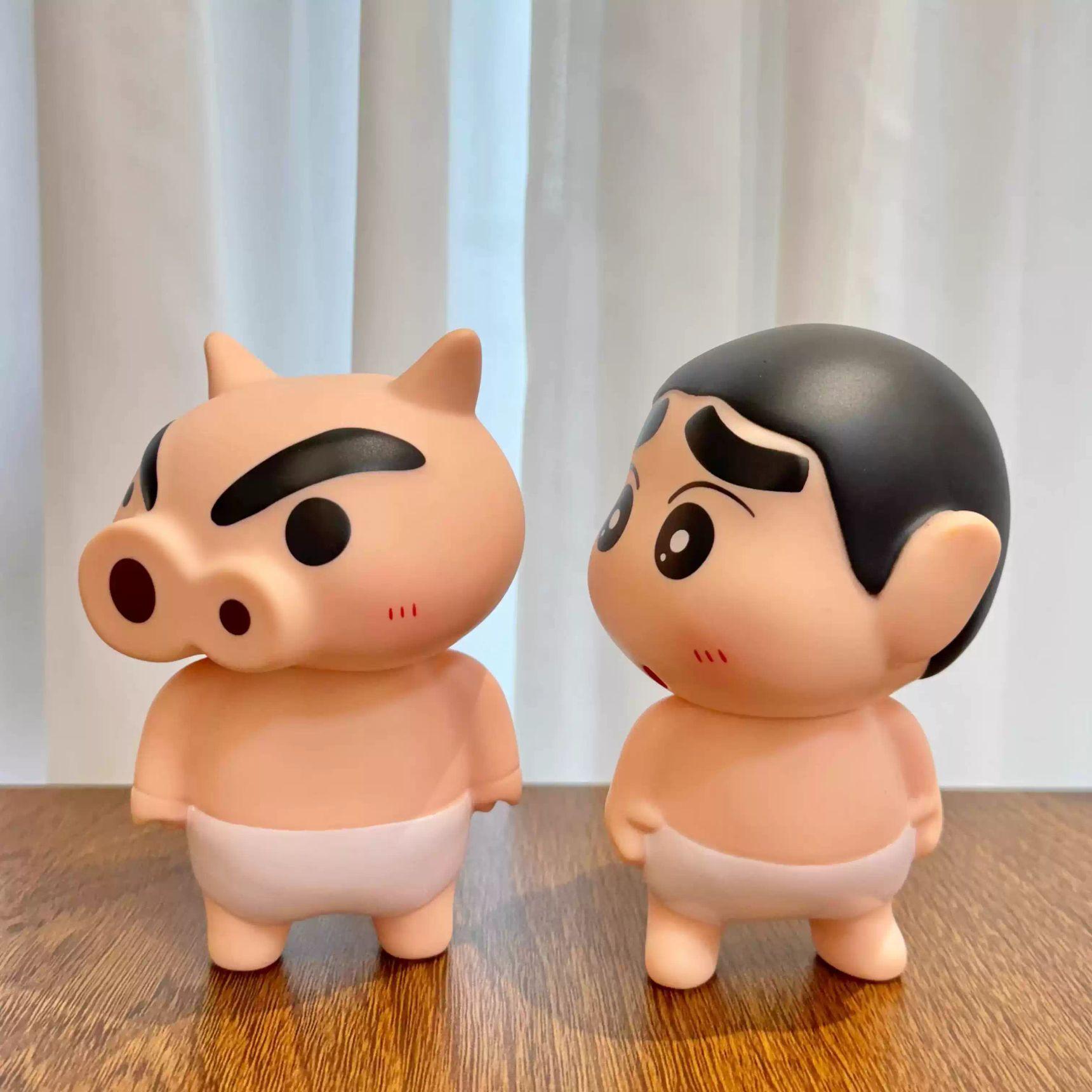 짱구 욕실 장식 피규어 인테리어 소품 침실 거실 주방 책상 세면대 카운터 매장 이자카야 부리부리몬 11cm - 상세 이미지 5
