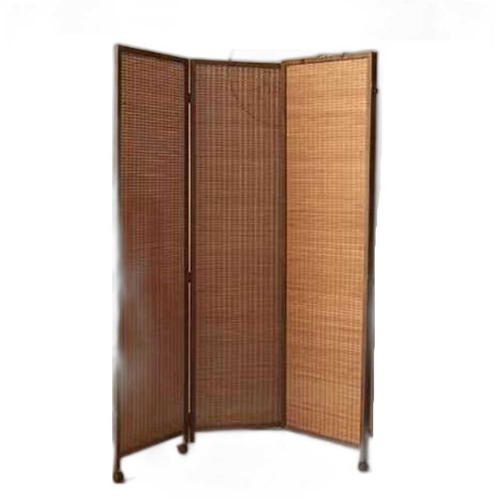 접이식 파티션 벽 대형 병풍 우드 식당 일식집 가벽 150x40cm 3단 - 상품 이미지
