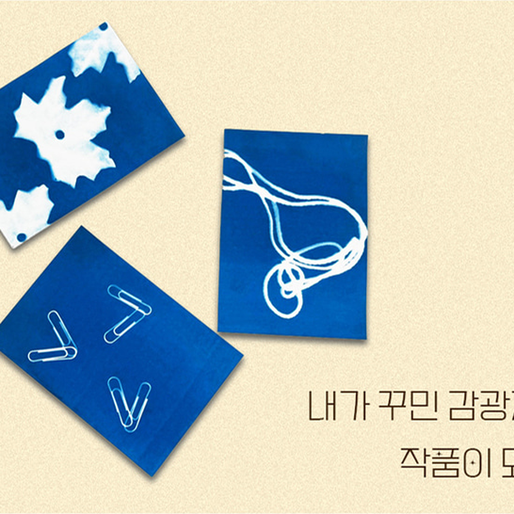 방과후수업감광지실험 창의력발달초등과학청사진만들기 사진제작미술활동감광지제작키트 - 상세 이미지 3