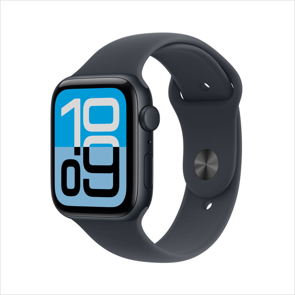 애플워치 SE 3 GPS 미드나이트, 44mm, 미드나이트 스포츠밴드 (M/L)