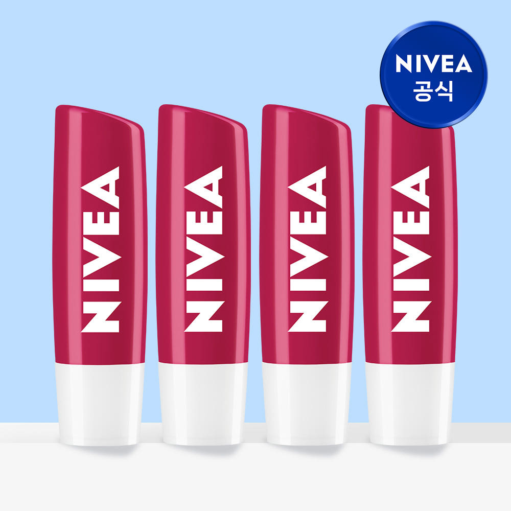 니베아 립케어 체리 샤인 4.8g 4개 가격 비교 니베아 브랜드샵 니베아 립케어 체리 샤인 4.8g 4개
