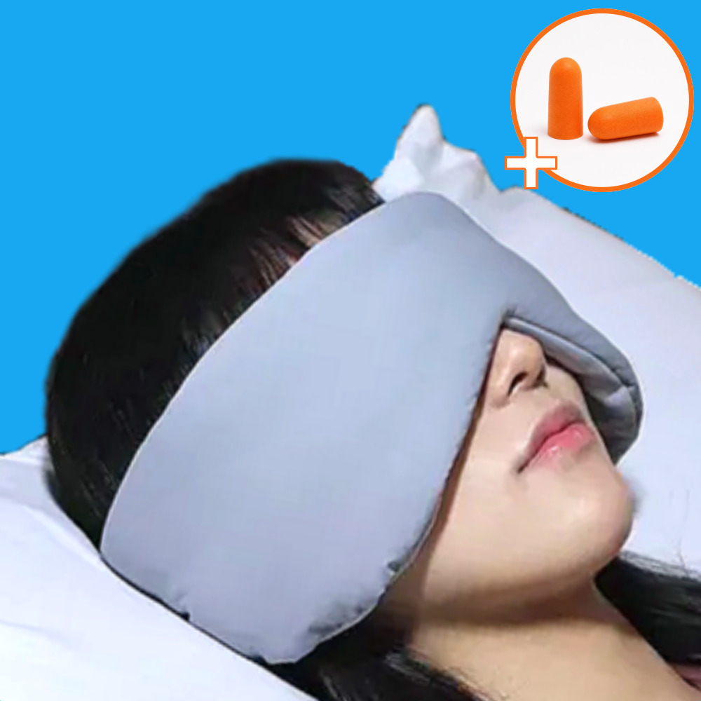 포근담 수면안대 온열안대 안구건조증 눈 안대 귀마개 수면귀마개 라식 백내장수술 수면 다래끼안대 - 상품 이미지