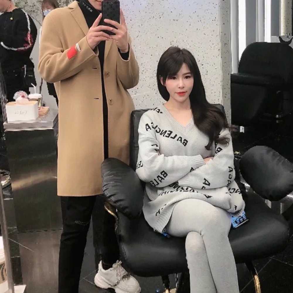 커트 의자 미용실 네일 체어 스틸 회전 높이조절 시술 실버 라이트 그레이 - 상세 이미지 4