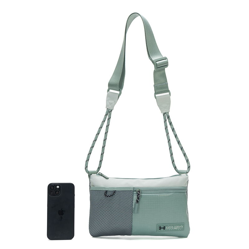 언더아머 UA Summit 트레일 Crossbody 라임 남