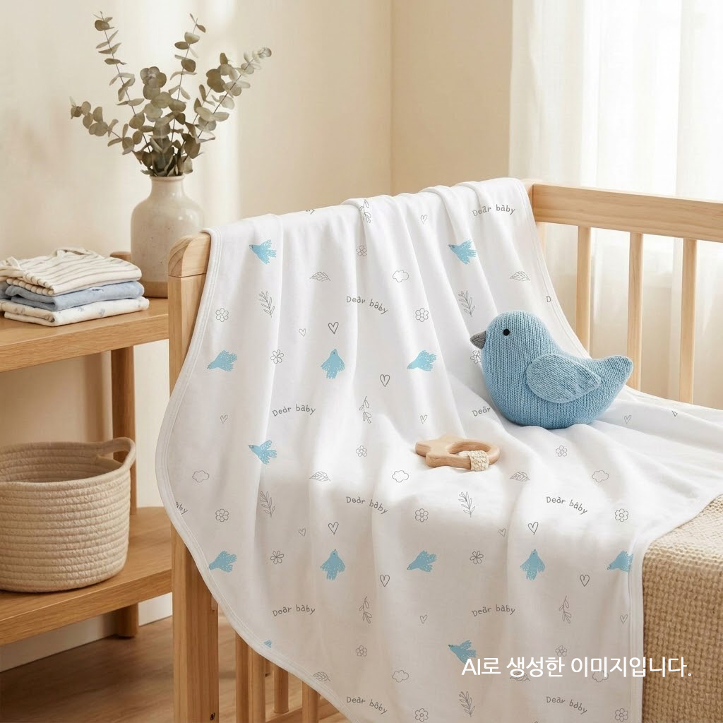 리틀그립 스와들 블랭킷 신생아 속싸개 2종 세트 블루혼합, FREE - 상세 이미지 5