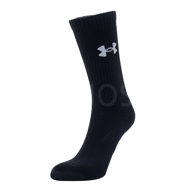 언더아머 UA Performance Cotton 3p Crw 블랙 남