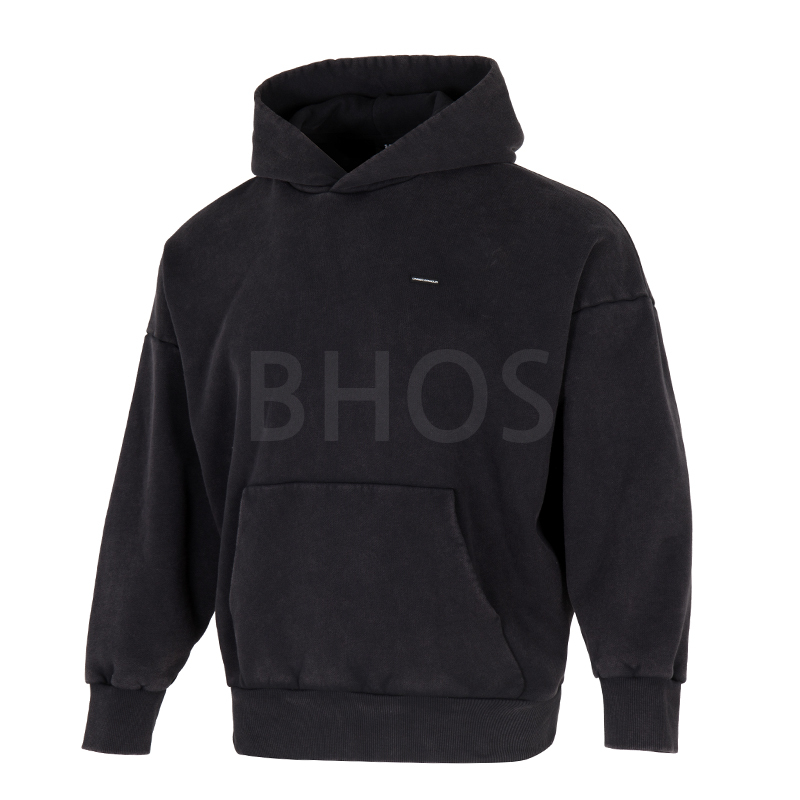 언더아머 UA Icon HWT Flc Wash OS Hood 블랙 남