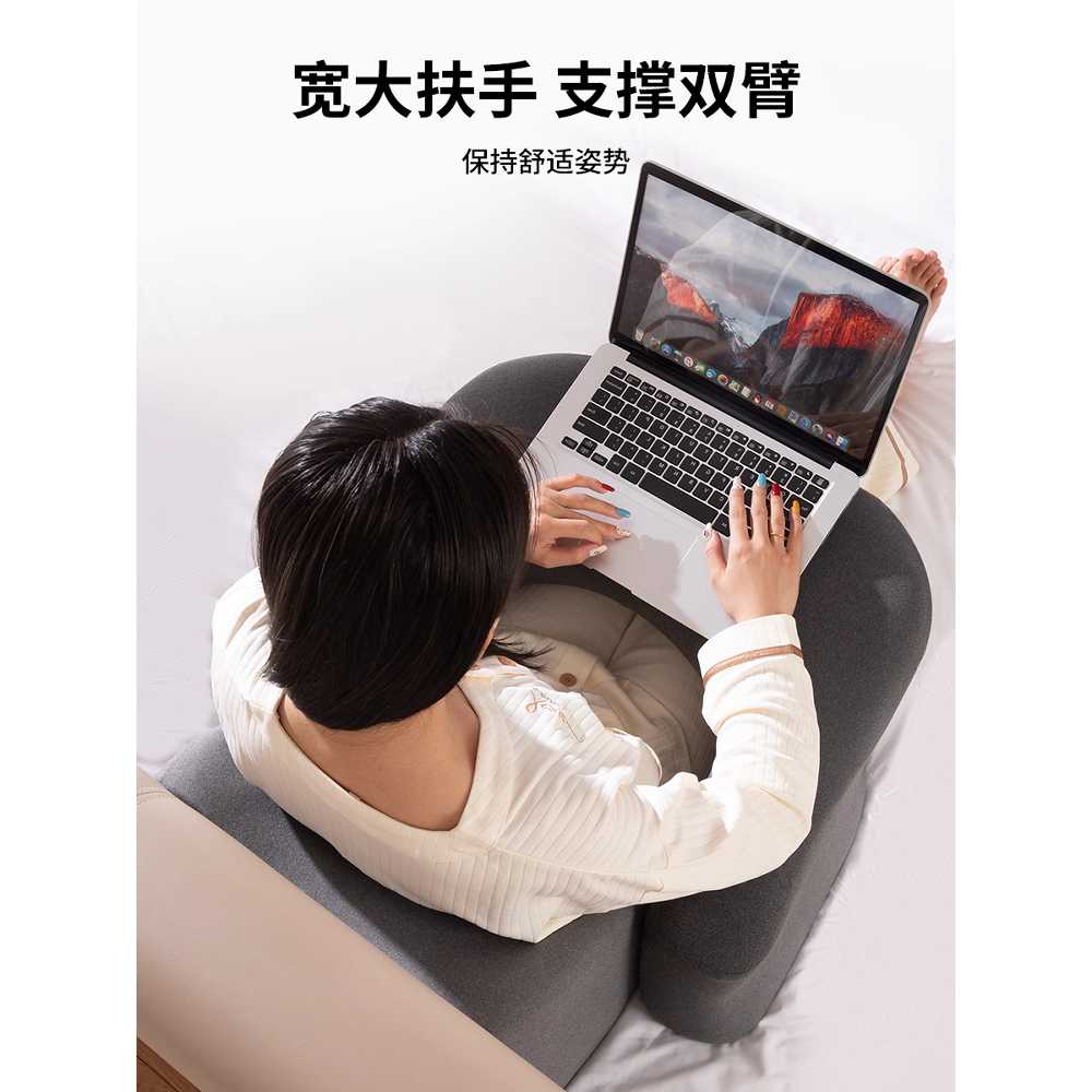 침대 북쿠션 독서 무릎 랩 책상 집순이 태블릿 거치대 다크그레이 - 상세 이미지 2