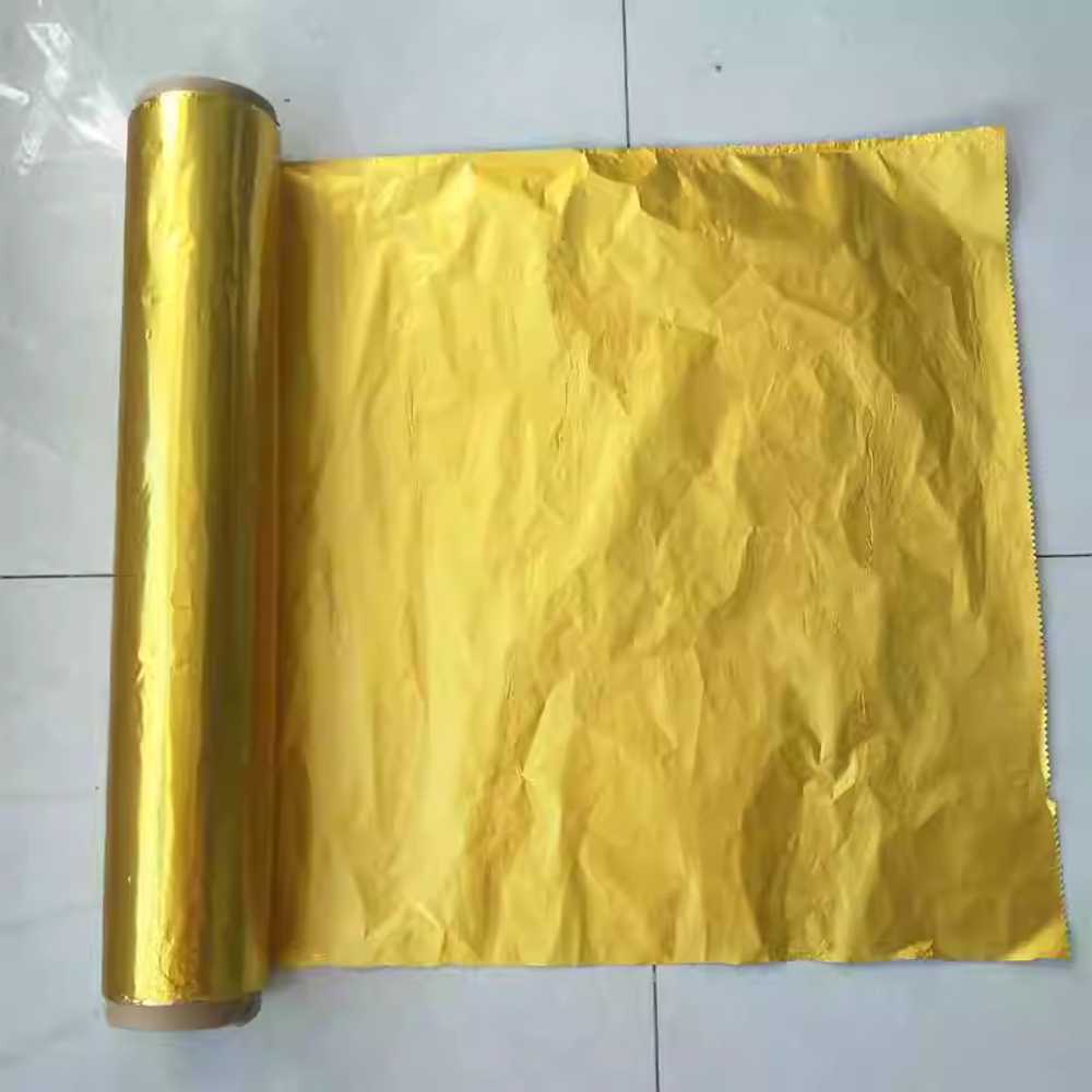 금박지 호일 대형 기념품 포장지 초콜렛 종이 골드 100매 10x10cm - 상세 이미지 5