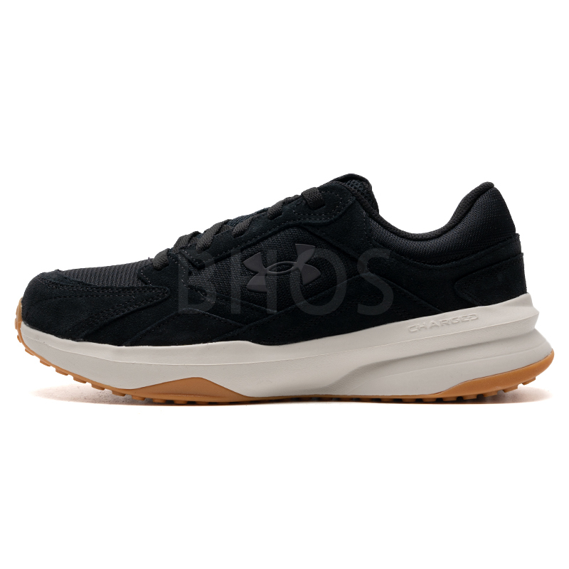 언더아머 UA Edge SUEDE 블랙 남성 캐주얼화