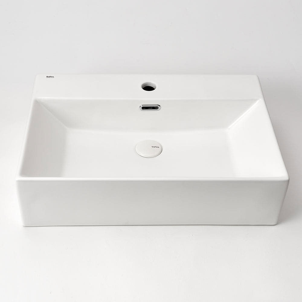 바노스 벽걸이 세면기 디엣지 6 BW-E101MW 무광 화이트 욕실 벽걸이세면대 (600) 이미지 6