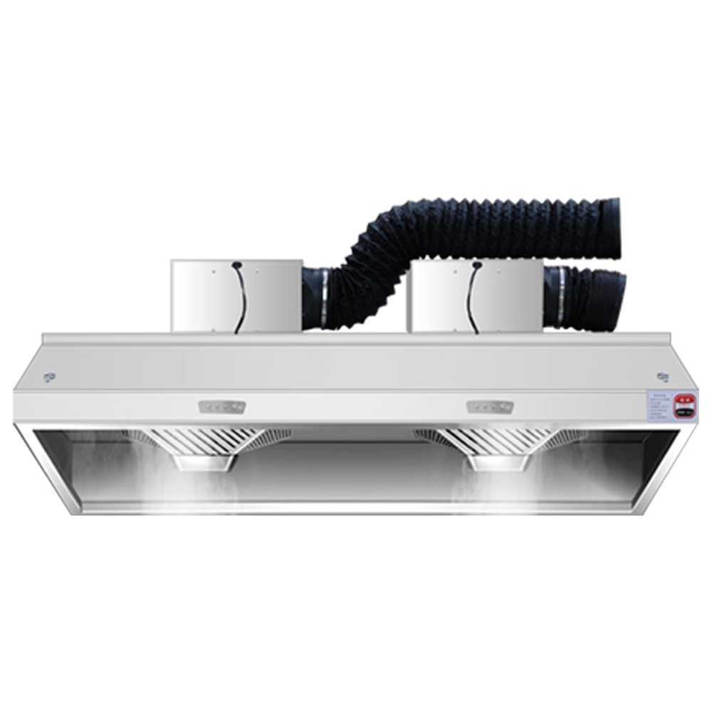 주방 흡입기 환풍 강력 모터 제거 업소용 듀얼팬 후드 150x80x47 880W - 상품 이미지