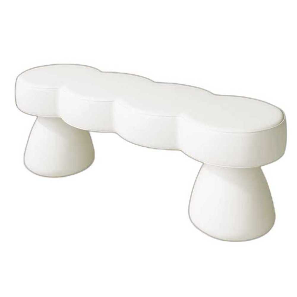 감성 벤치 구름 휴게실 카페 인테리어 디자인 대기 80x40x43cm - 화이트 - 상품 이미지