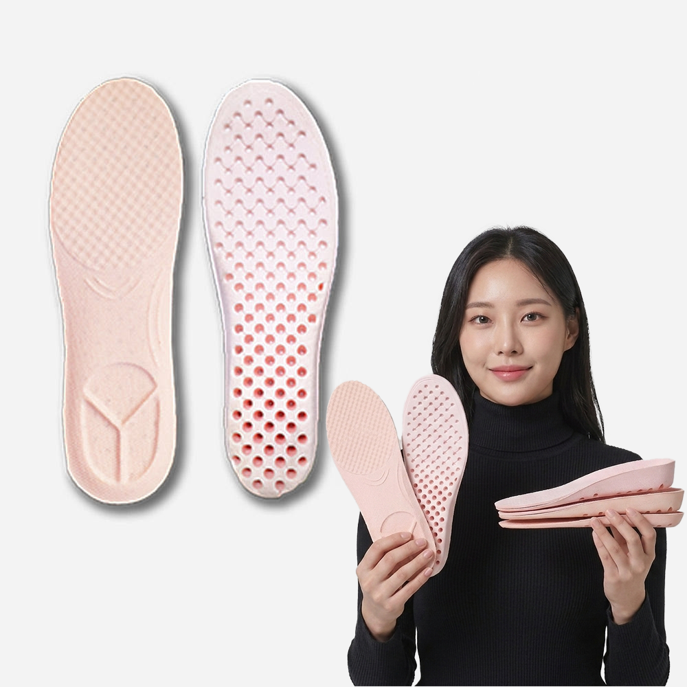 1+1 푹신한 여자 여성 구두 부츠 운동화 큰신발 신발클때 키높이 깔창
