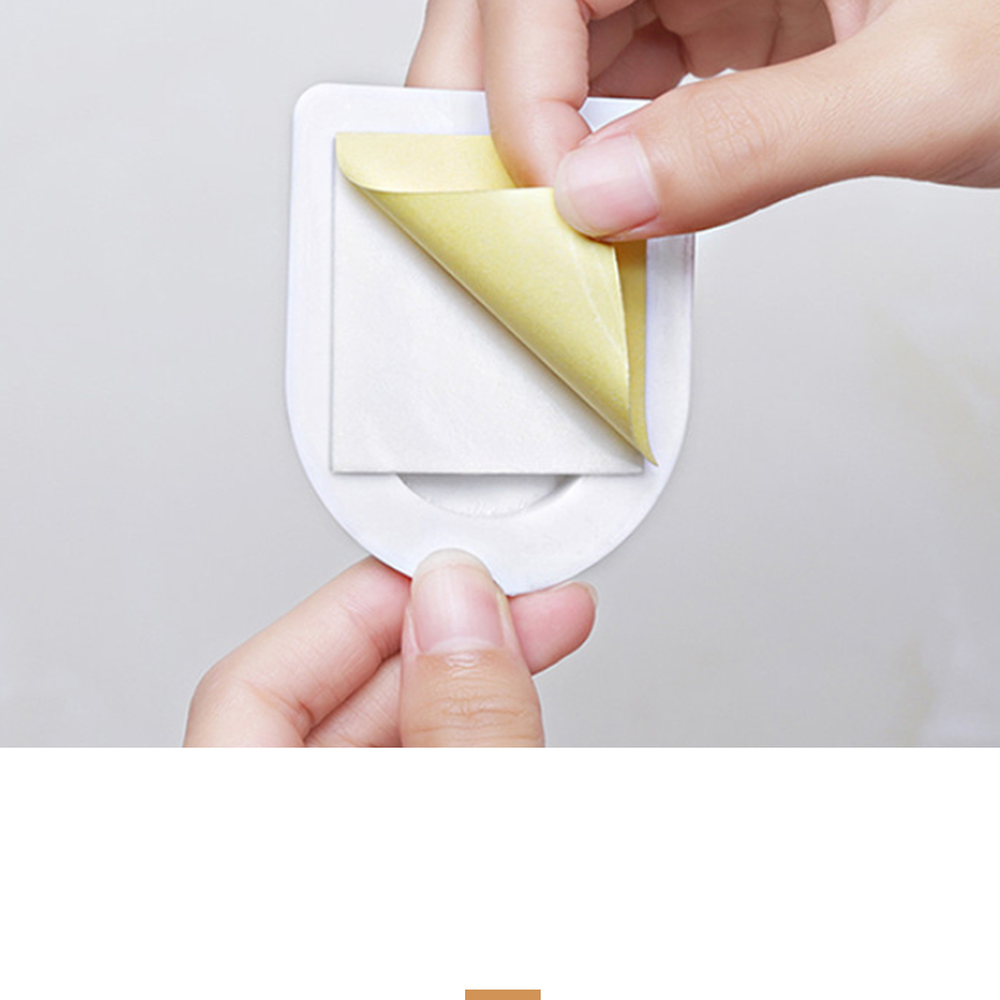 강력점착벽면활용벽걸이후크 무타공부착주방정리접착식고리 틈새수납욕실수납만능후크 6p - 상세 이미지 5