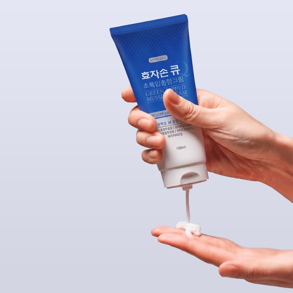 벤스랩 효자손큐 초록입홍합 크림 100ml, 1개 - 상세 이미지 2