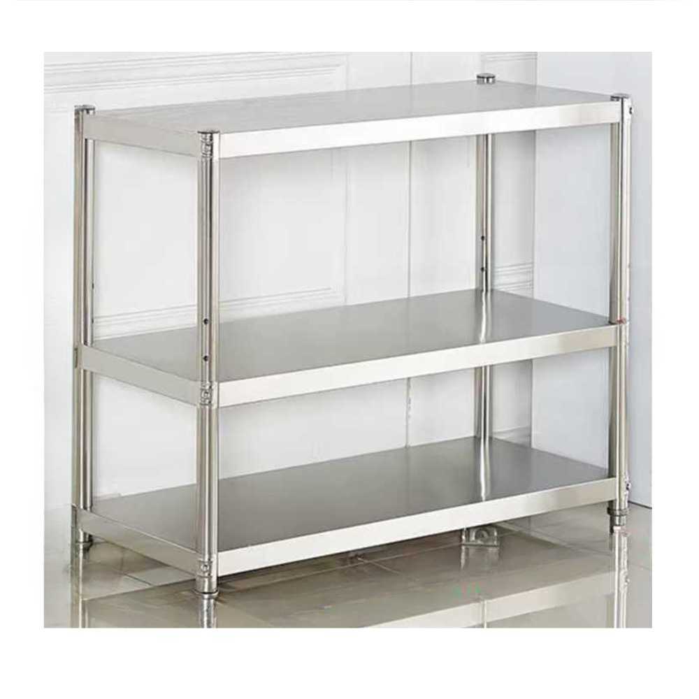 스테인레스 진열장 선반 주방 수납장 메탈 다용도실 80x60 (폭 30) 3단 - 상품 이미지