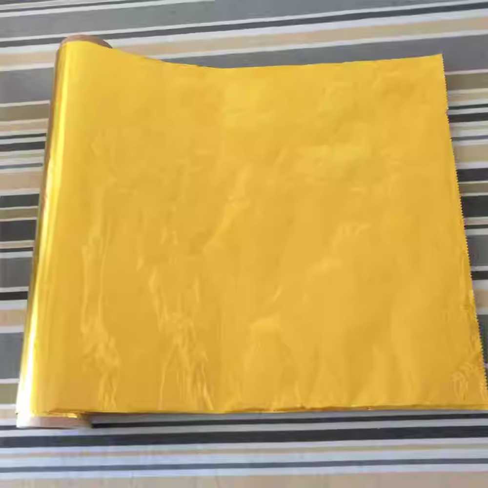 금박지 호일 대형 기념품 포장지 초콜렛 종이 골드 100매 10x10cm - 상세 이미지 3