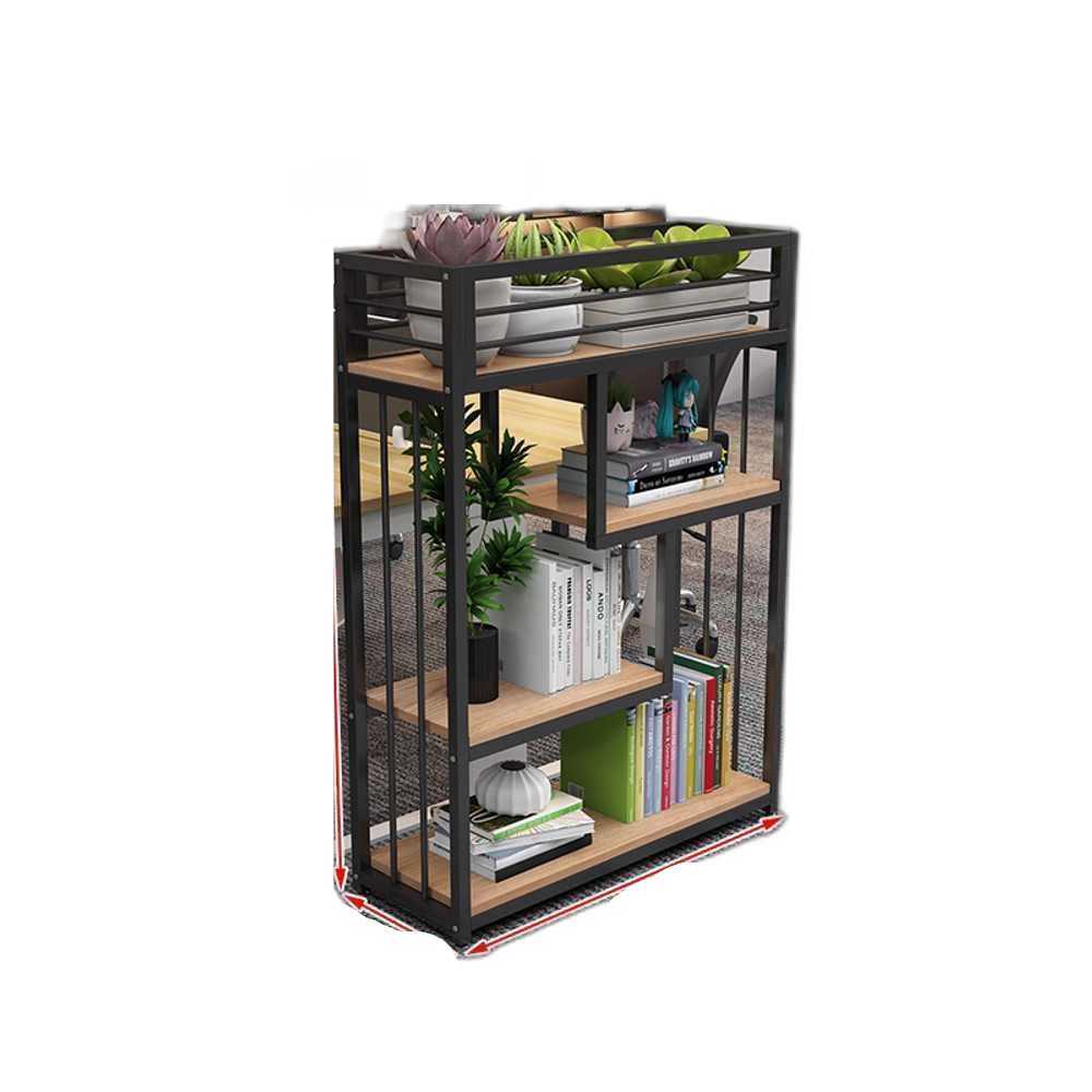 화분 파티션 받침대 철제칸막이 플랜트 카페 매장 80cm (오크색) - 상품 이미지