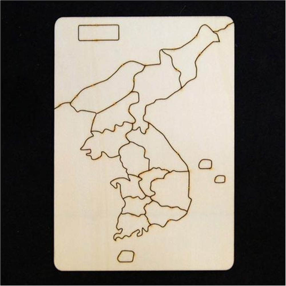 우리나라지도퍼즐 한국지역학습조각퍼즐 19pcs 독도의날만들기 - 상세 이미지 2