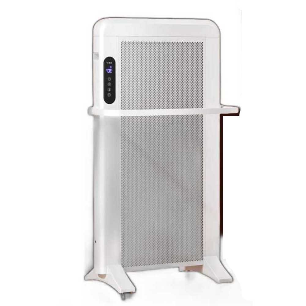 가정용 실내 팬히터 스탠드 대형 전기 이동식 온풍기 2300W 리모컨 3면 - 상품 이미지