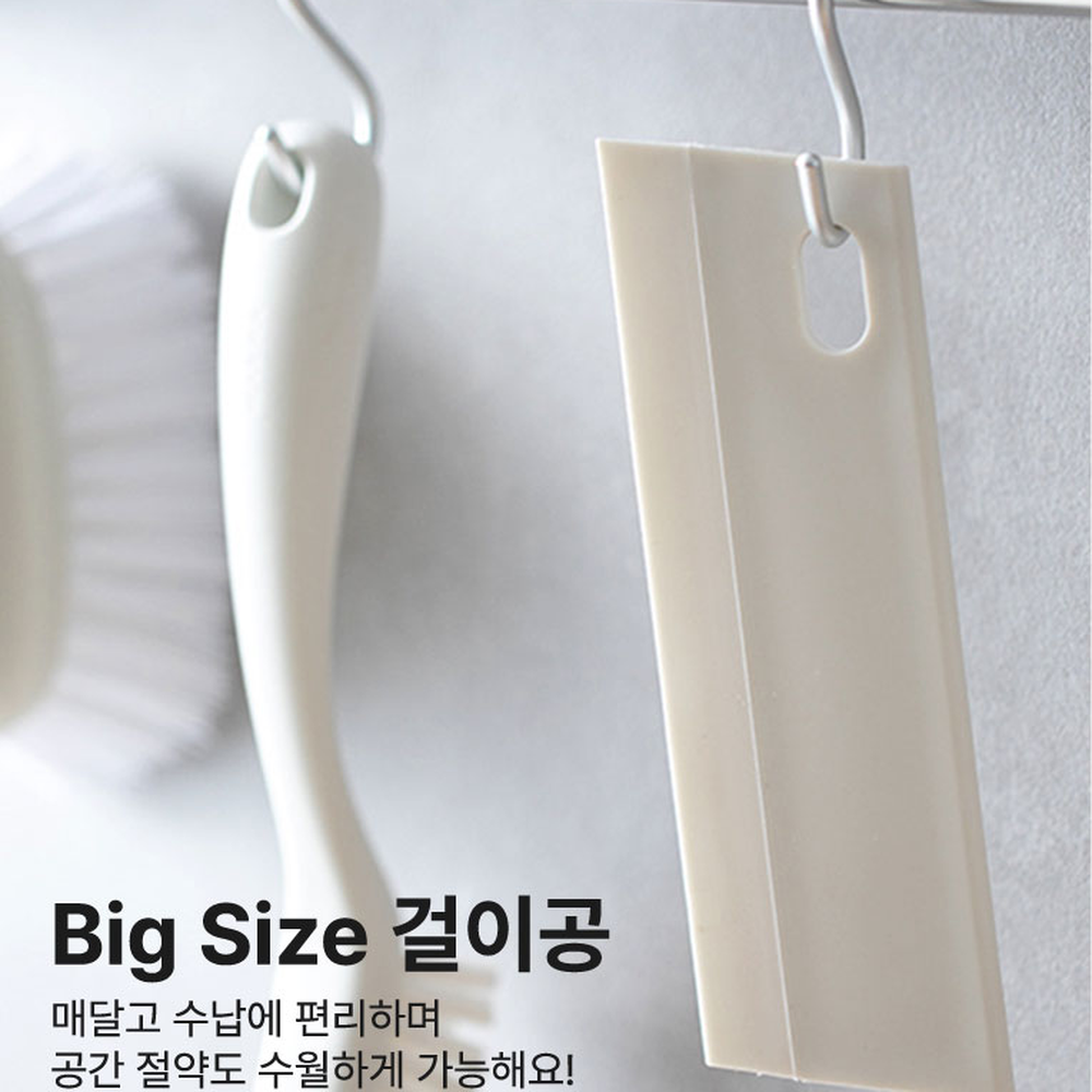 미니욕실물기제거싱크대스퀴지 소프트스크래퍼유리스퀴지 흠집방지거울닦이물기제거기 이미지 6