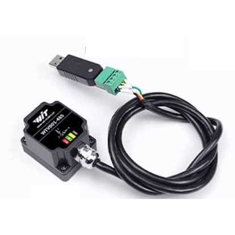 고정밀 회전 각도 센서 USB 디지털 단회전 측정 모듈 WTVB01-485 나사 100Hz - 상품 이미지