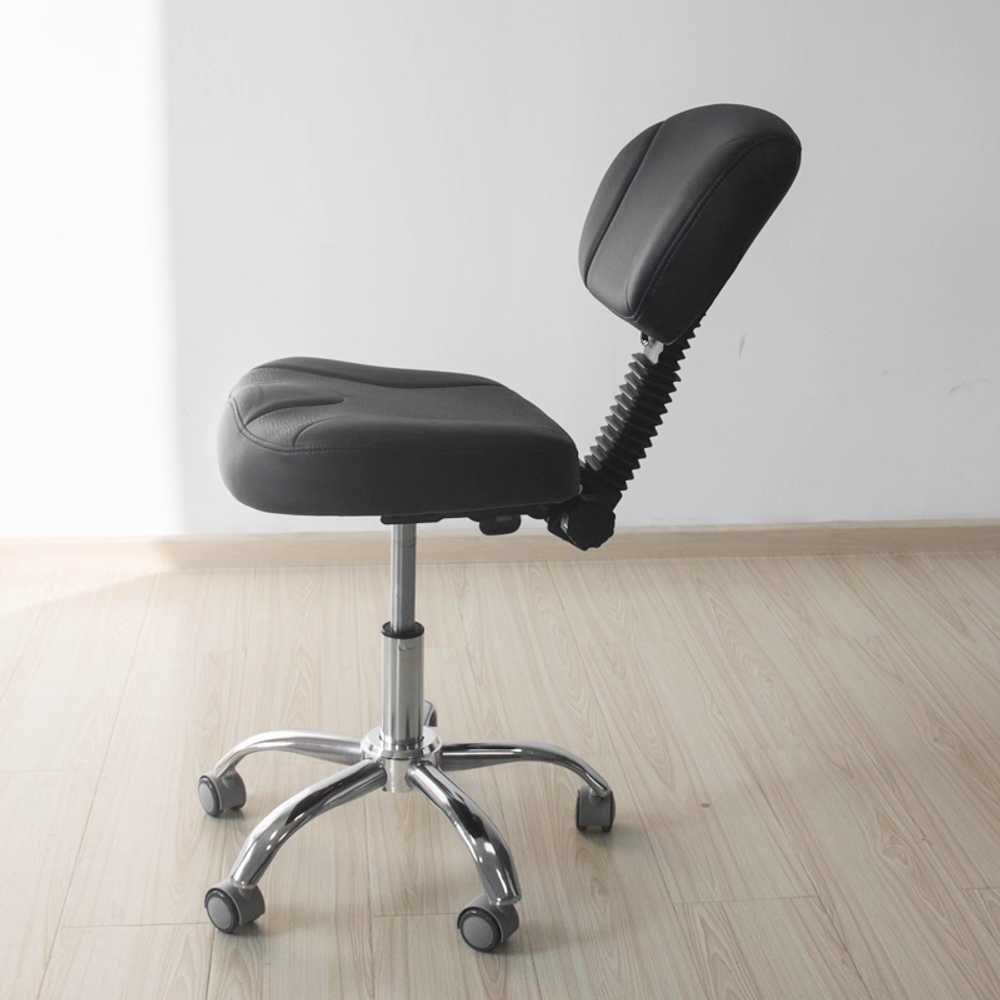 네일샵 의자 편한 메이크업 사무실 상담실 등받이 블랙 이미지 6
