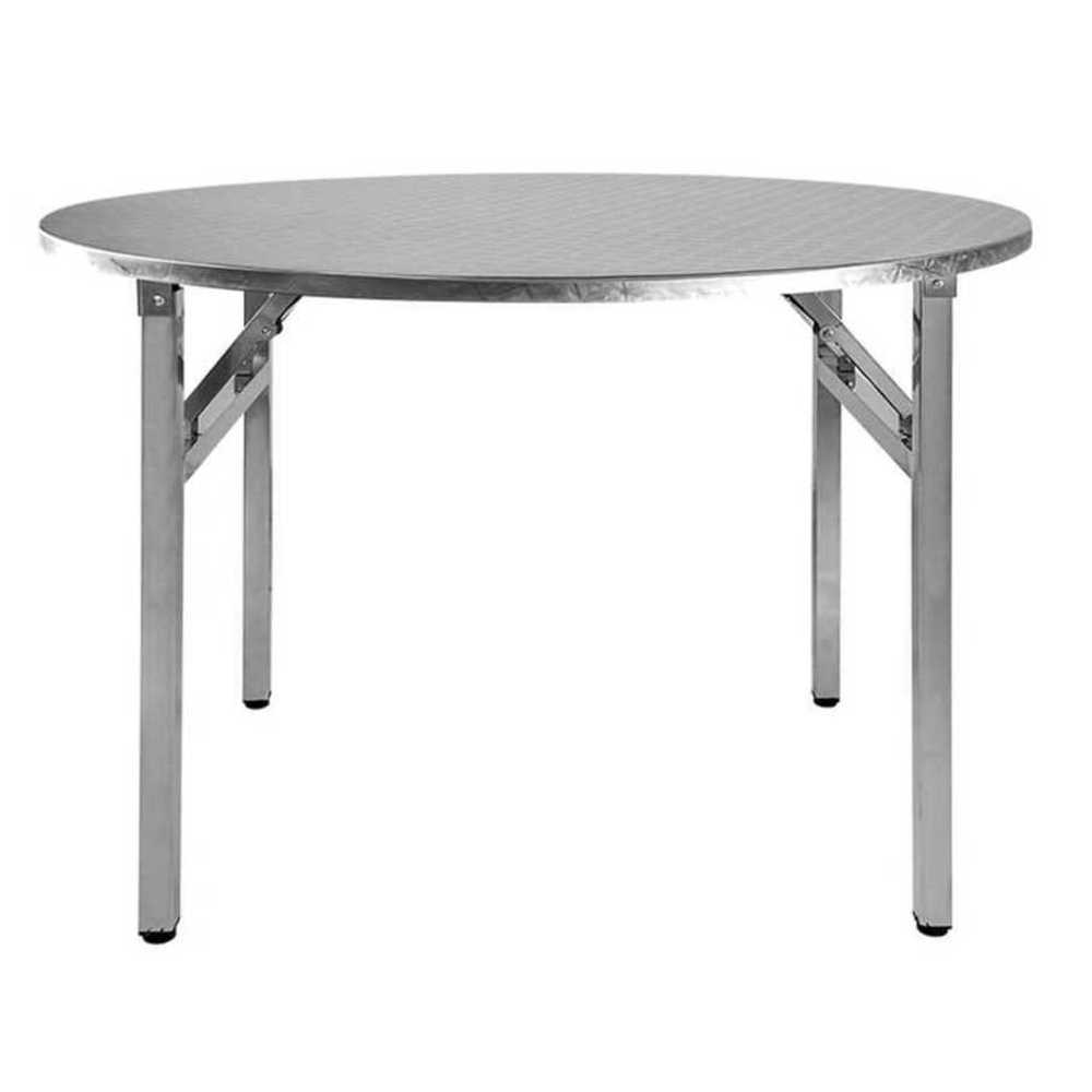 식당용 테이블 탁자 원형 업소용 스텐 야외 다용도 직경 80cm - 상품 이미지