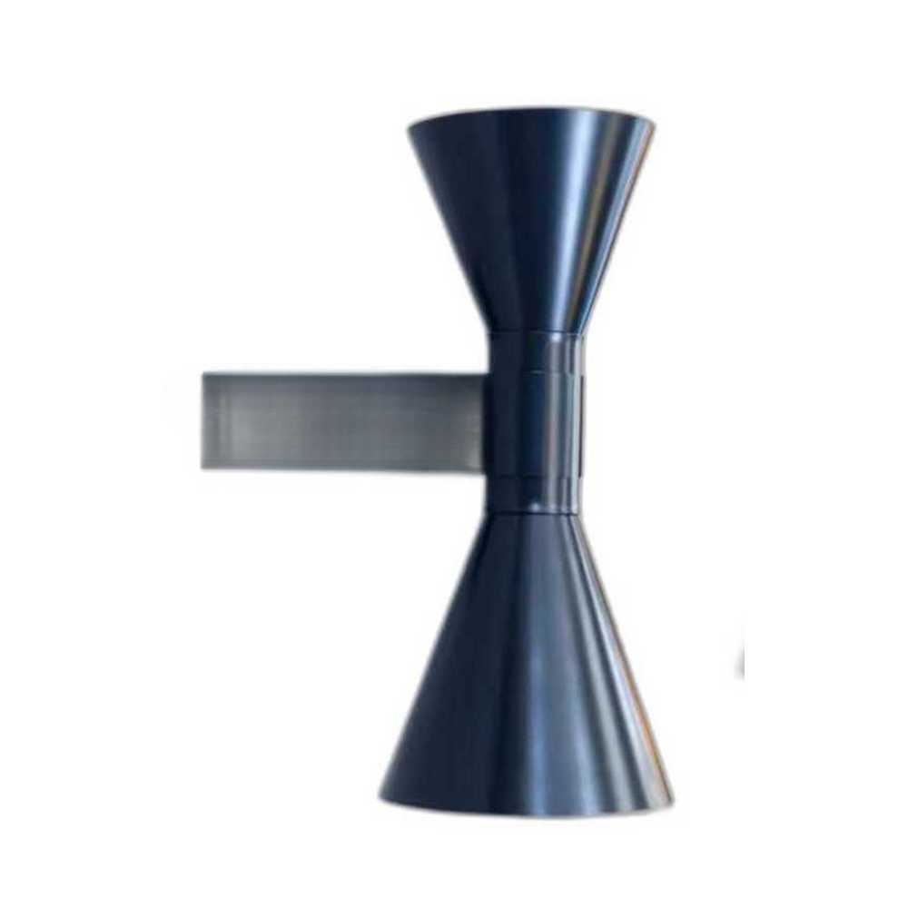 모래시계 조명 인테리어 벽등 벽조명 플로어 디자인 245x230mm - 블랙 - 상품 이미지