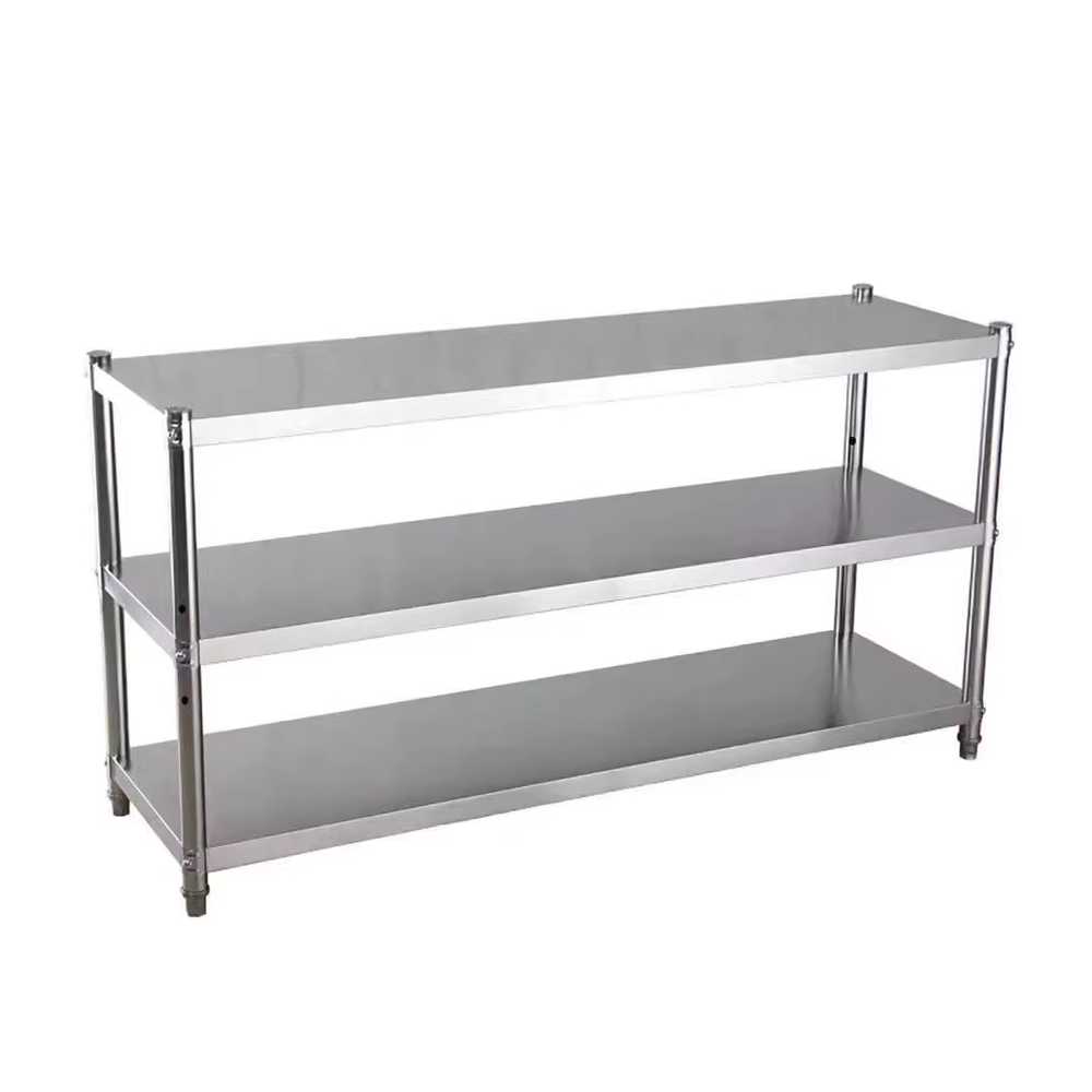 주방 작업대 스텐 낮은 바닥 조리대 씽크 선반 받침대 2단 80cm60cm35cm 이미지 6