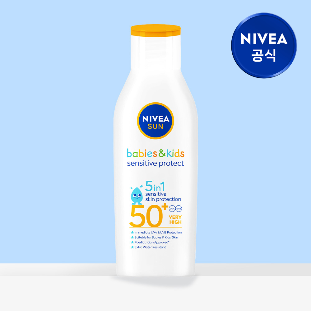 니베아 선 키즈 센서티브 프로텍트 선로션 (SPF50+/PA++++) 200ml, 1개 - 상품 이미지