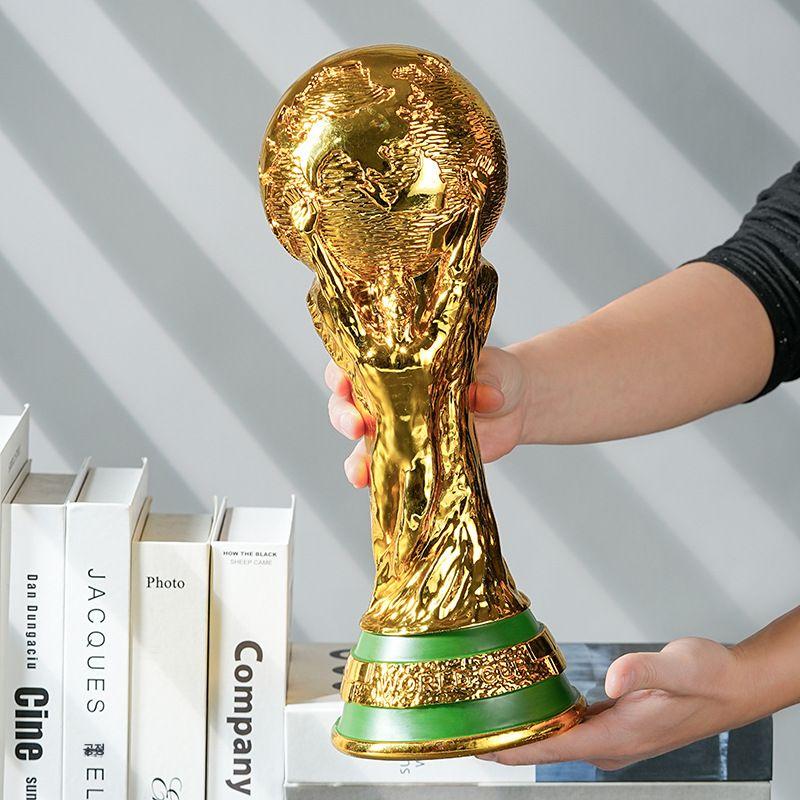 월드컵 트로피 1:1 실물 우승컵 장식 인테리어 소품 축구 트로피 13cm - 상품 이미지