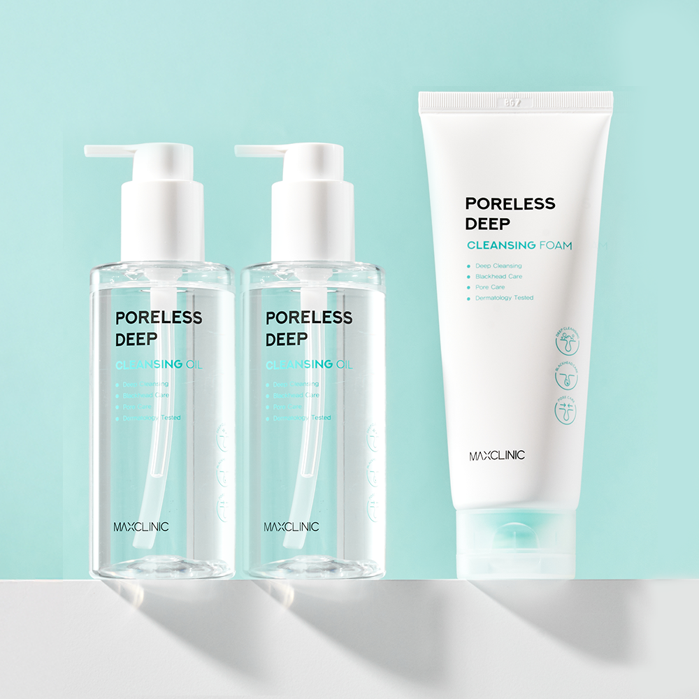 네이버 맥스클리닉 맥스클리닉 포어리스 딥 블랙헤드 모공 클렌징오일 200ml 2개