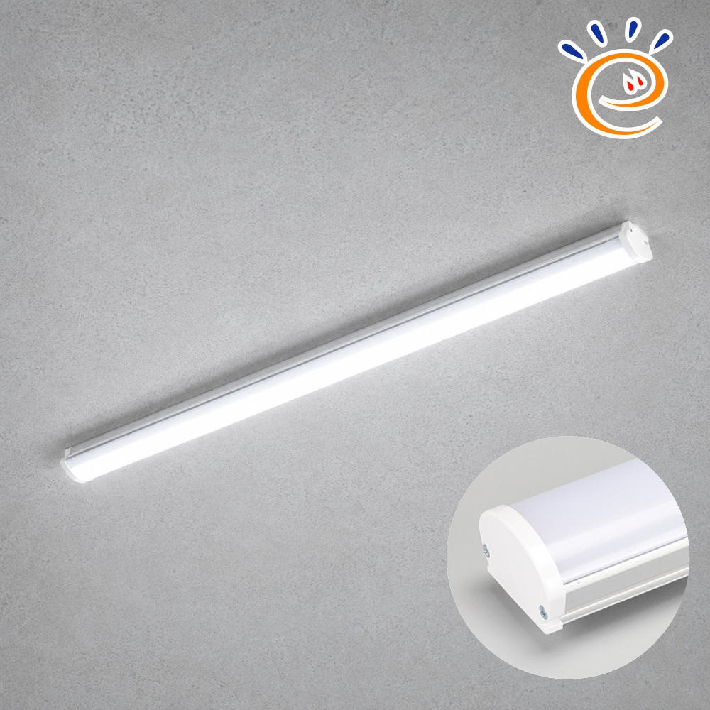 국산 LED 고효율 주차장등 모던 18W 1200mm 주광색 매장 공장등 조명 그린티 - 상품 이미지