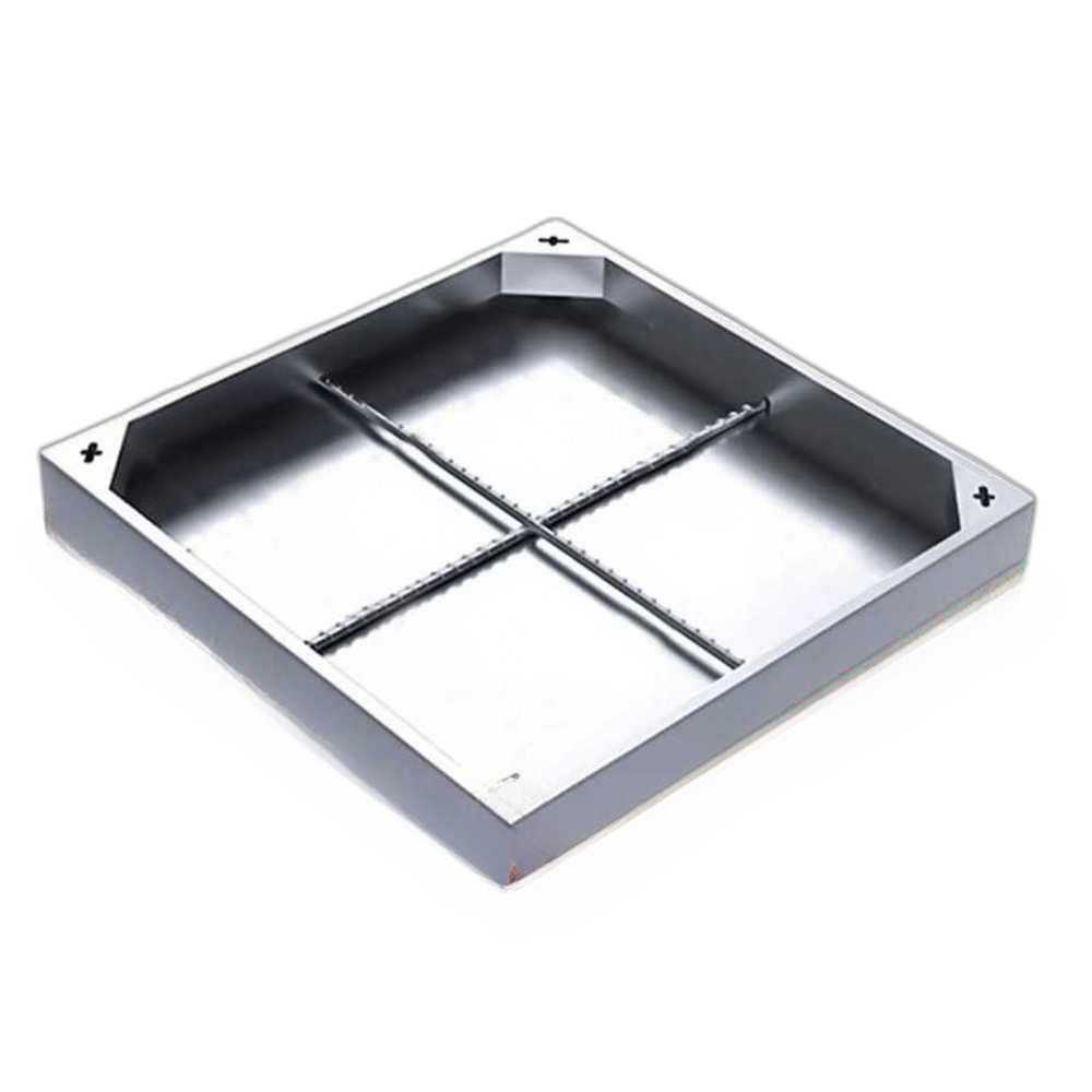 주철 정화조뚜껑 교체 카바 멘홀 하수구 주물 덮개 300x300x50x3mm - 상품 이미지