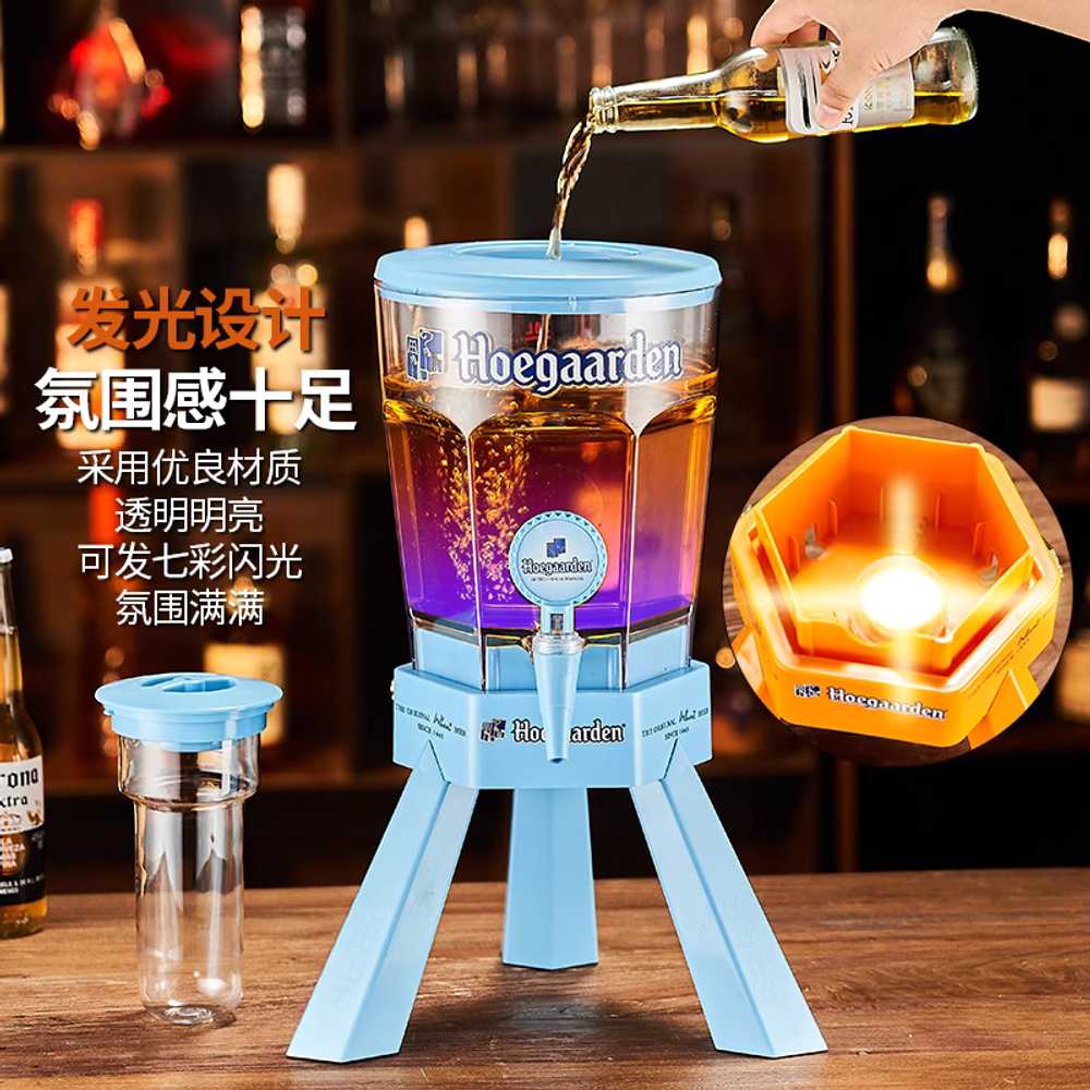 쏘맥타워 디스펜서 맥주 홈 소주 폭탄주 업소용 회식 빨간색고드름 - 상세 이미지 4