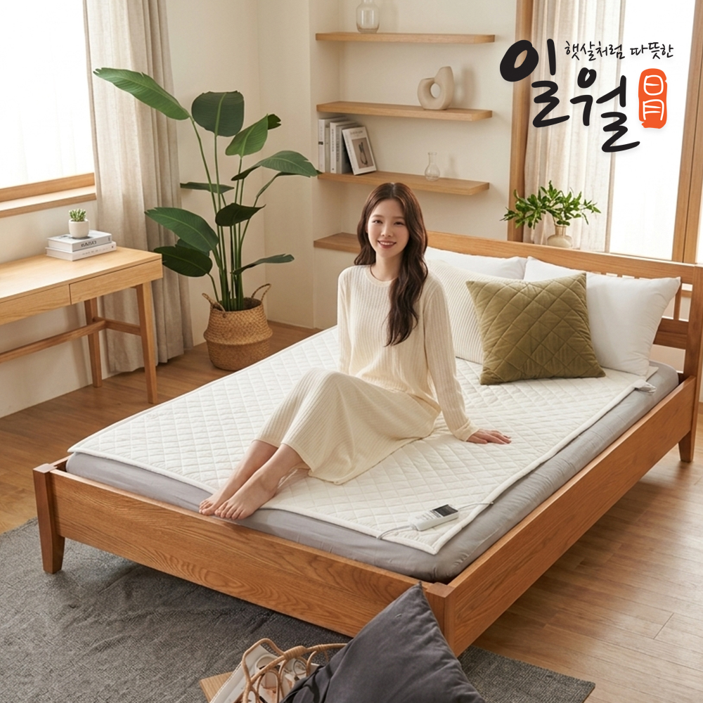 일월 프리미엄 모달 카본매트 탄소 워셔블 전기매트 분리난방 더블 이미지 7