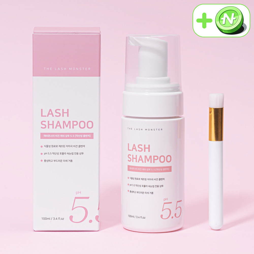 래쉬몬스터 라몽 비건 래쉬 샴푸 100ml pH5.5 저자극 약산성 - 상품 이미지