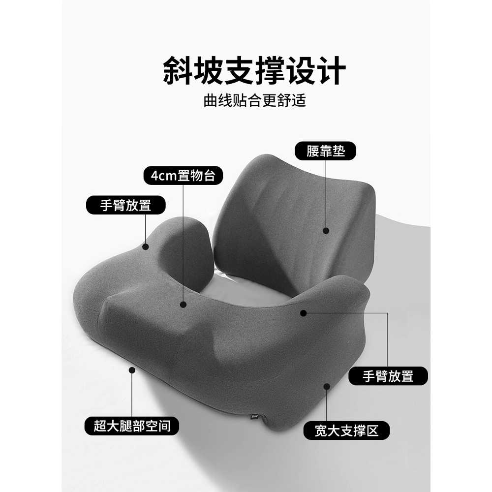 침대 북쿠션 독서 무릎 랩 책상 집순이 태블릿 거치대 다크그레이 - 상세 이미지 3