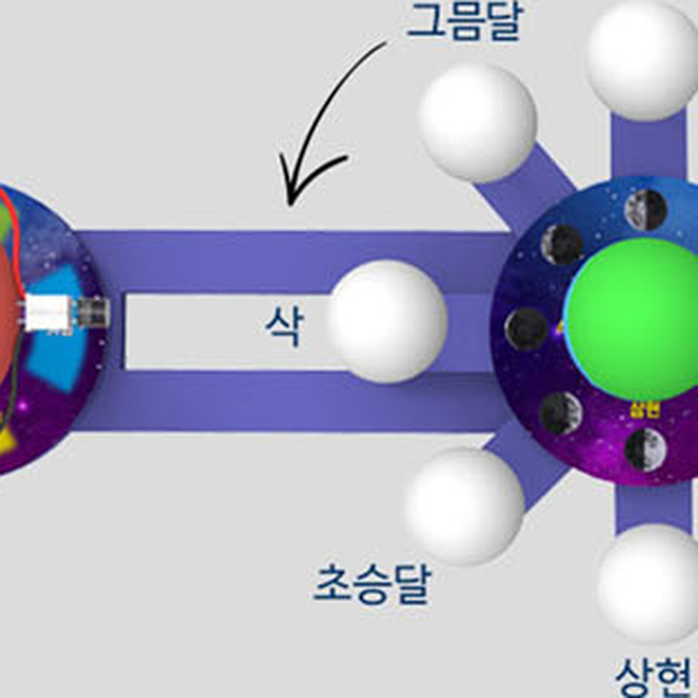 초등고학년초등과학실험지구달운동모형 가정학습방과후수업천체운동관찰 자유탐구과학의날 1인세트 - 상세 이미지 3