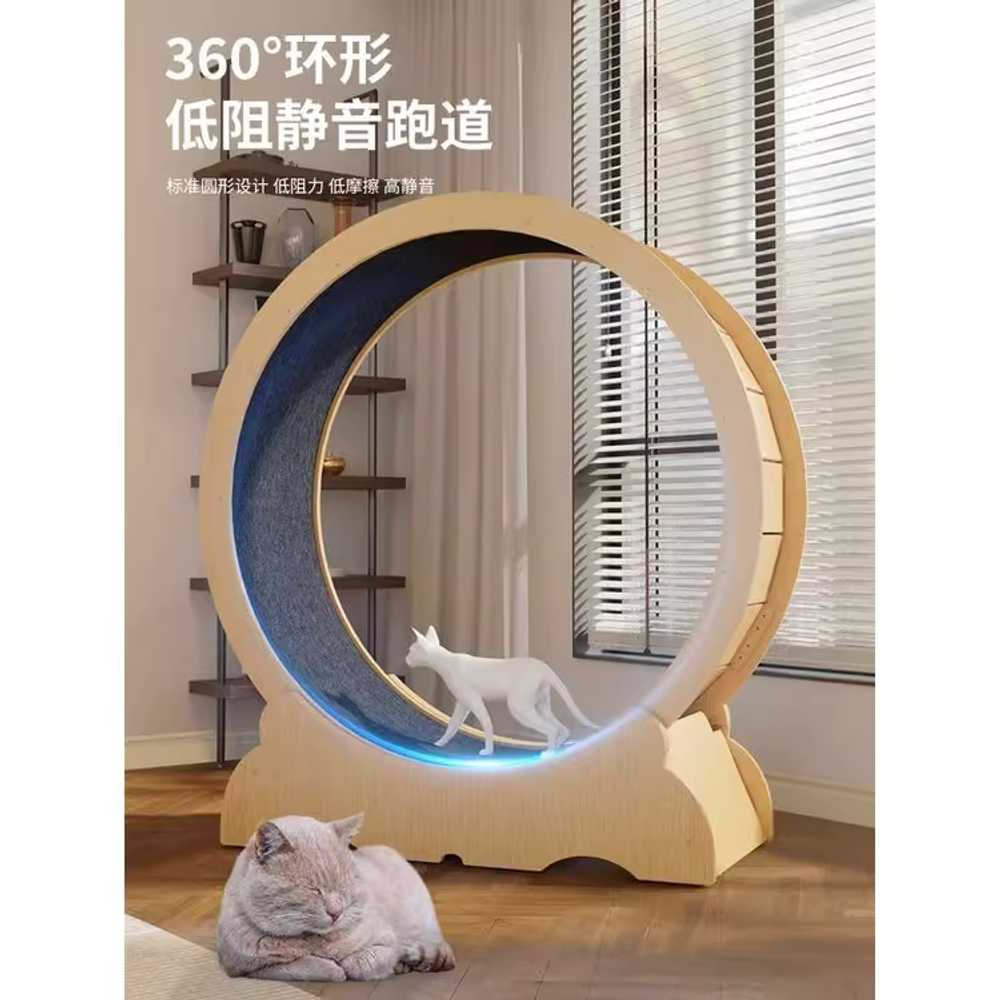 캣휠 캣워커 패드 런닝머신 무소음 스크래처 고양이 M - 상세 이미지 2